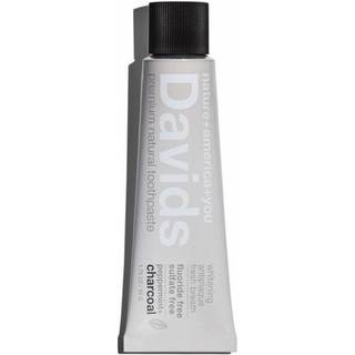 Naturlig Whitening Tandpasta DAVIDS Charcoal+Peppermint 50g