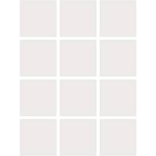 Flipside Products tør slet stickables med tør sletning markør hvid 5 """" x 5 """" 12 pr. Pakke 4 pakker