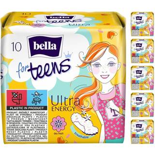 BELLA For Teens Ultra Energy hygiejnebind til piger 10 stk. - 10 stk.