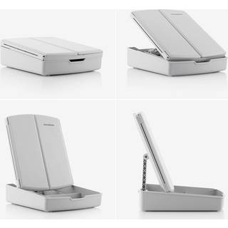 3-i-1 sammenklappeligt LED-spejl med makeup-organiser Panomir InnovaGoods