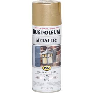 Rust-Oleum Stops Rust metallisk spraymaling, varm gylden, 11 oz – rustbeskyttelse og holdbar finish med spray i alle vinkler
