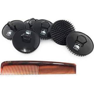 G.B.S Let at holde h?rbundshampoo b?rste skrubber og skildpadde dressing kam sort pakke p? 6