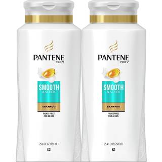 Pantene schampo med Argan Oil Pro-V Smooth and Sleank Frizz Control 25.4 fl oz Twin Pack