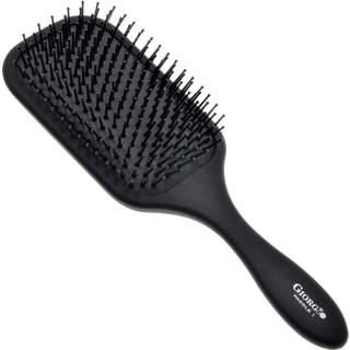 Giorgio Detangling Paddle Brush - Stor luftpude padleb?rste med kugle tip Tourmaline b?rsteh?r - Anti statisk h?rpleje til m?nd og kvinder v?de e