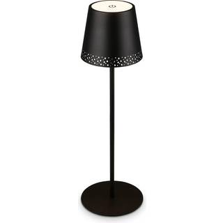 Kiki LED-bordlampe, sort, IP44, 3.000K
