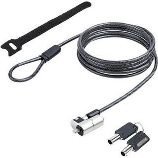 StarTech.com Nano Laptop Cable Lock 6ft (2m) Anti-Theft Keyed Lock Security Cable Locks Nano Slot Computers