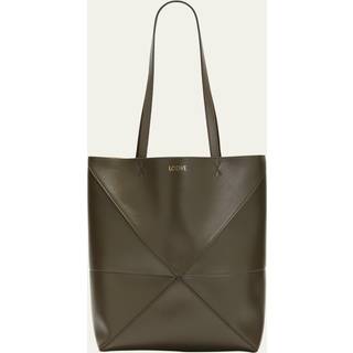 Loewe Puzzle Fold Medium leather tote bag - green - One Size