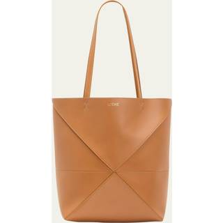 Loewe Puzzle Fold Medium leather tote bag - brown - One Size