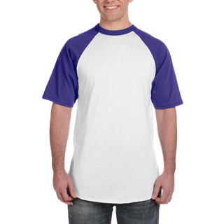 Voksen kortærmet baseball -trøje - Aththth thr Navy - S (D0102H7YJ9J)