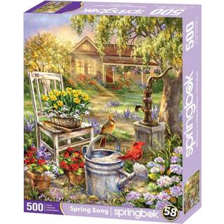 Springboks 500 stykke puslespil Spring Song - Made in USA