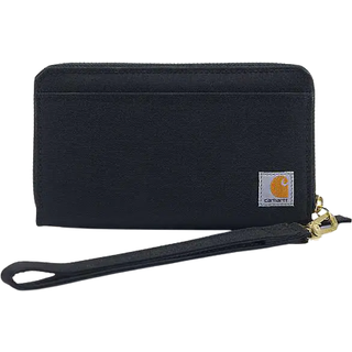 CARHARTT® NYLON DUCK LAY-FLAT CLUTCH WALLET BLACK