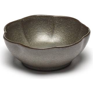Serax - Bowl Ribbed Inku L L13 X W13 X H5 cm - Green - Suppeskåle - Sergio Herman - Grøn