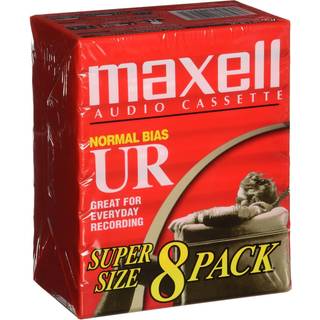 Maxell 109085 mursten pakker optimalt designet til stemmeoptagelse lav st?joverflade med 60 minutters optagelsestid pr. Tape