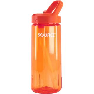 Source New Act Tritan Single Wall with Straw Drikkeflaske størrelse 0,7 l farve orange