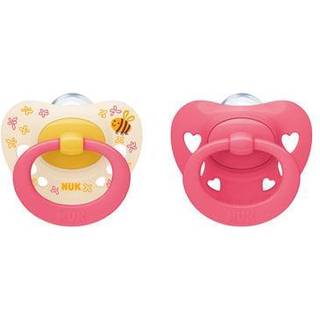 NUK Signature silikonesut, pink & gul, 18-36 måneder