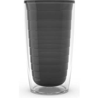 Tervis Clear & farverig bordplade lavet i USA dobbeltv?gget isoleret tumbler rejsekop holder drikkevarer koldt og varmt 16oz kvarts