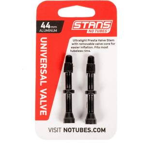 Stan's Notubes AS0149 Universal Valve Aluminium Black op til 8 mm ventilhul 35 mm