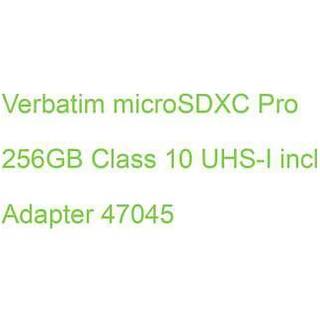 VERBATIM MICRO SDXC CARD PRO U3 C10 A2