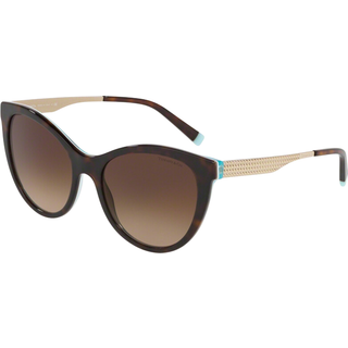 Tiffany & Co. TF4159 82753B 55 Solbriller Kvinder Tortoiseshell - Tortoise on Transparent Blue - 55mm