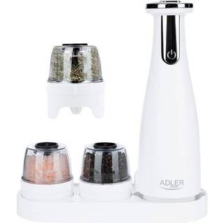 Adler AD 4449w - pepper & salt grinder - matte white