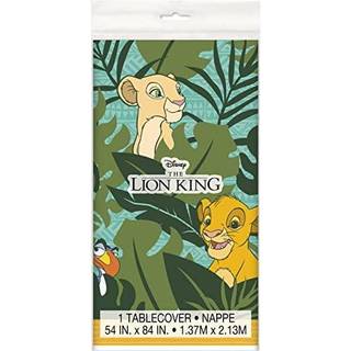 Unik Disney Lion King Rectangular Plastic Table Cover 54 """" X 84 """" 1 Pc