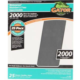 Gator 9 """" X 11 """" Vandtæt slibeskind 2000 Grit 25 Pack