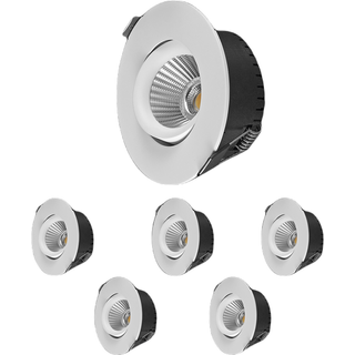 Designlight B-5MW2730-6 Downlight 6-pak, 5,5 W, 420 lm
