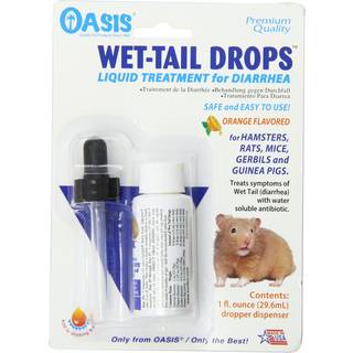 Wet-Tail Drops: 1 oz Smådyr-diarrébehandling til hamstere - Lindrer stress-relateret diarré hurtigt