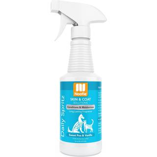 Nootie Sweet Pea Vanilla Daily Spritz for hunde og katte - Forhold og fugtighedsoplysning Langvarig kæledyrspray - 16oz