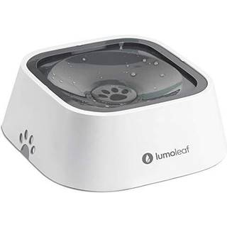 LumoLeaf No Spil Vandskl til hunde Langsom foder til rodede drinkere Drypfrit stnksikkert design (gr 35 oz)