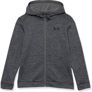 Sweatshirt med hætte Under UA Armour Fleece FZ-GRY 1373541-012 Størrelse YXL
