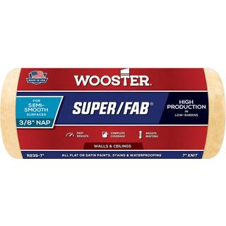 Wooster Brush R239-7 Super/Fab Roller Cover 3/8-tommer Nap 7-tommer