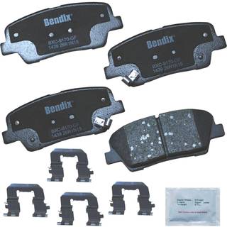 Bendix Priority1 CFC1439 Keramiske bagbremseklodser til udvalgte modeller Genesis G70 G80 Hyundai Coupe Santa Fe Fe XL Kia Sorento Stinger