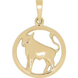 Stjernetegn i 8 karat guld - TYREN. 12 mm.