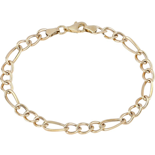Siersbøl - 8 kt guld armbånd med åbne led
