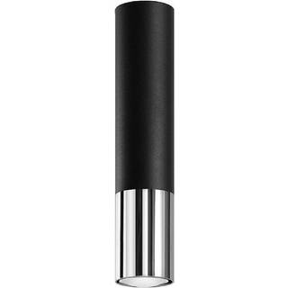 Loftlampe LOOPEZ sort/chrom