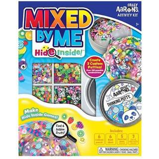 Crazy Aaron's Thinking Putty - Gem Inde! Mixet af Mig-sættet - Skab, Bland og Form sanse-putty fidget-legetøj