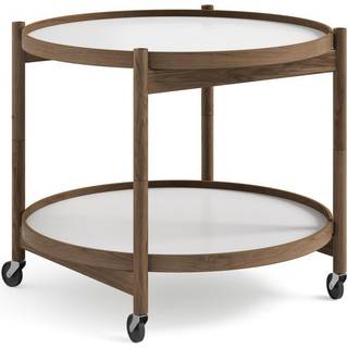 Brdr. Krüger Bølling Bakkebord Røget Eg Base: Black/White Ø60 cm