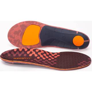 SuperFeet Run Pushion Low Arch Insoles - Lav buestøtte - Trim -to -fit -indsatser til løbesko - Professionel klasse - 11,5-13 mænd / 12,5-14 kvin