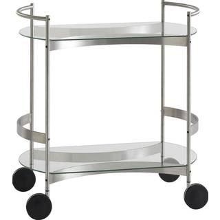 Brdr. Krüger Orbis Mobile Serveringsvogn Glas / - Rullevogne & Serveringsvogne Rustfrit stål - OMS2-XXX-CG