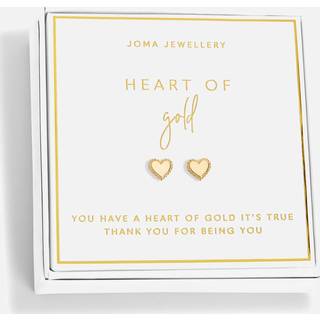 Joma Boxed Heart of Gold Studs - Gold