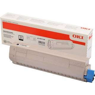 OKI 46471104 Black Toner - Lasertoner Sort