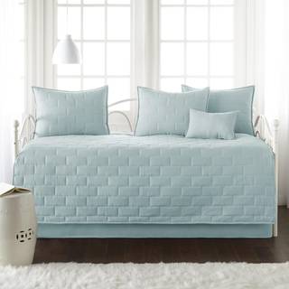 Southshore Fine Living Inc. Twin Daybed Dyne Set 6 -delt dobbelt senget?j s?t med dagseng d?kning 3 pude shams seng nederdel kast pude - dobbelt