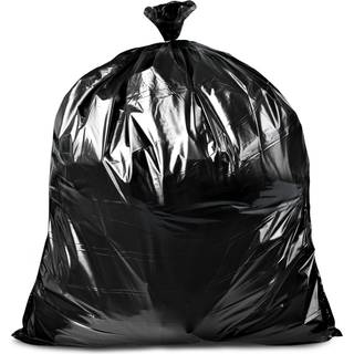 Tasker 55-60 gallon papirkurvposer kraftig (værdi pakke 100 poser m/slips) store sorte udendørs papirkurven