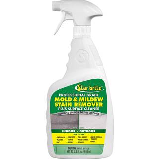 STAR BRITE Professionel Kvalitet Skimmel- og mugpletfjerner, 32 oz (946 ml) - hurtigvirkende, opløser pletter på de fleste overflader
