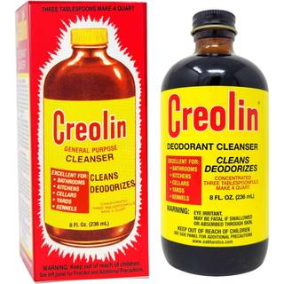 Oakhurst Creolin lugtfjernende alt-i-en rengøringsmiddel, 8 oz - Højkoncentreret lugtfjerner til hjemmet, landbrug og industri