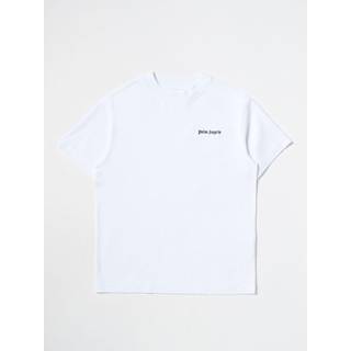 Palm Angels Kids Logo cotton jersey T-shirt - white - Y 8