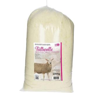 Füllwolle natur