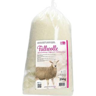 Füllwolle natur
