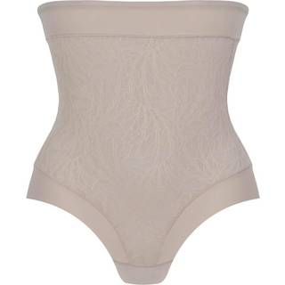 Naturana High Shaping Lace Briefs - Beige - Small